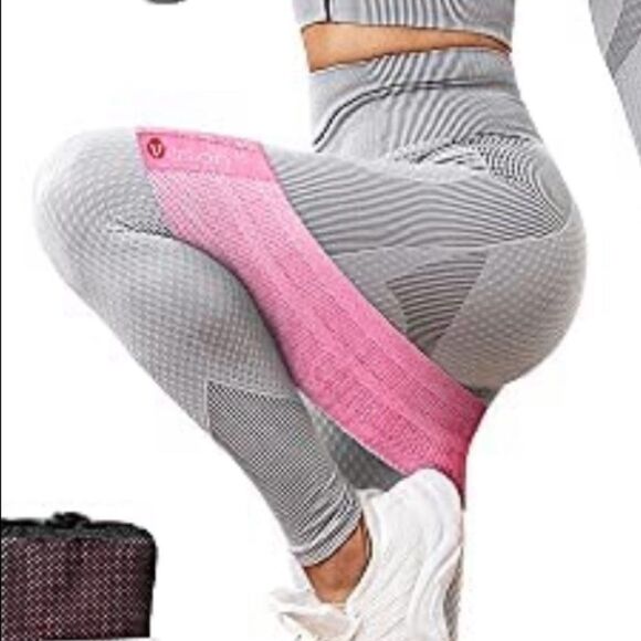 AoraLivre Strength Fabric Booty Bands 2 Pack Set - Picture 2 of 7